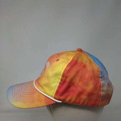 Malibu Palm Tree Snapback Rope Hat Multicolor One Size Tie Dye
