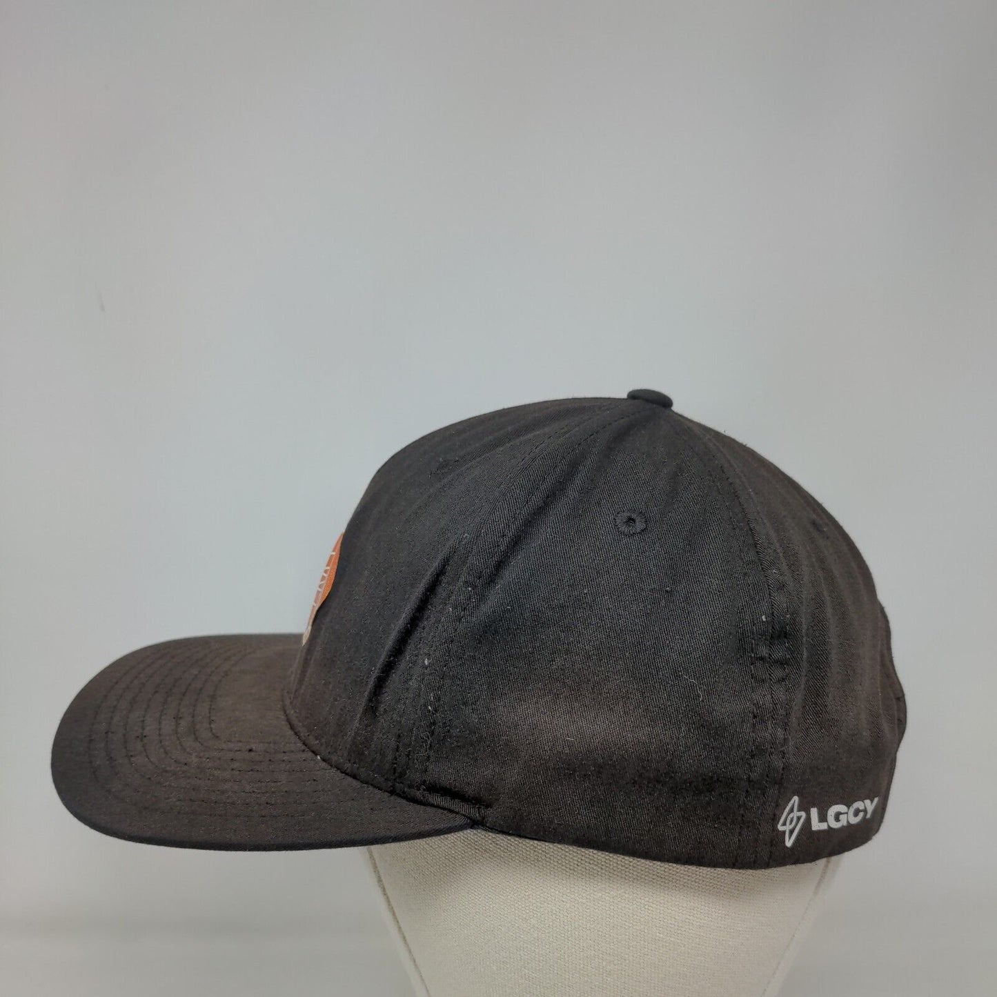 LGCY All In Snapback Hat Black One Size Adjustable Vent Holes Richardson