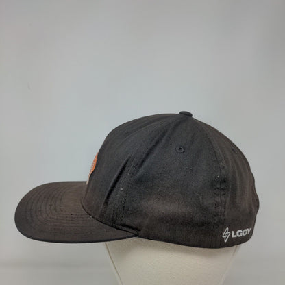 LGCY All In Snapback Hat Black One Size Adjustable Vent Holes Richardson