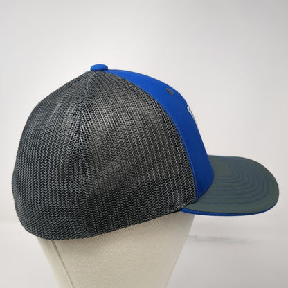 Pacific Headwear Baseball Cap Blue Gray 7 3/8 EB Cal Ripken Mesh Stretch Hat