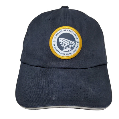 Port Authority Men's Strapback Hat Indianapolis International Airport Blue