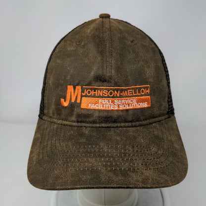 JM Johnson Mellow Full Service Facilities Solutions Trucker Hat Brown One Size
