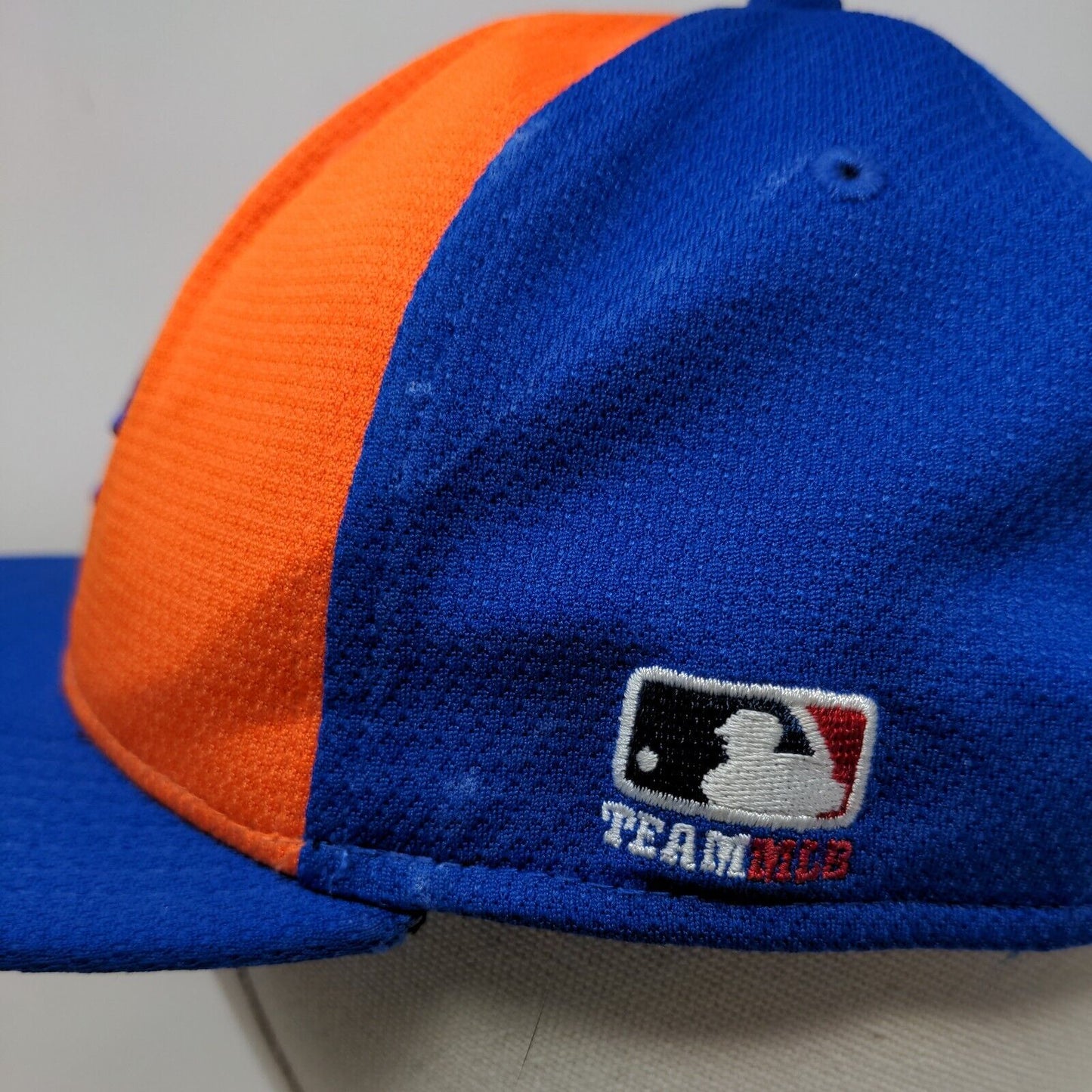 New York Mets Strapback Hat Blue Orange Boys Youth Embroidered Logo MLB