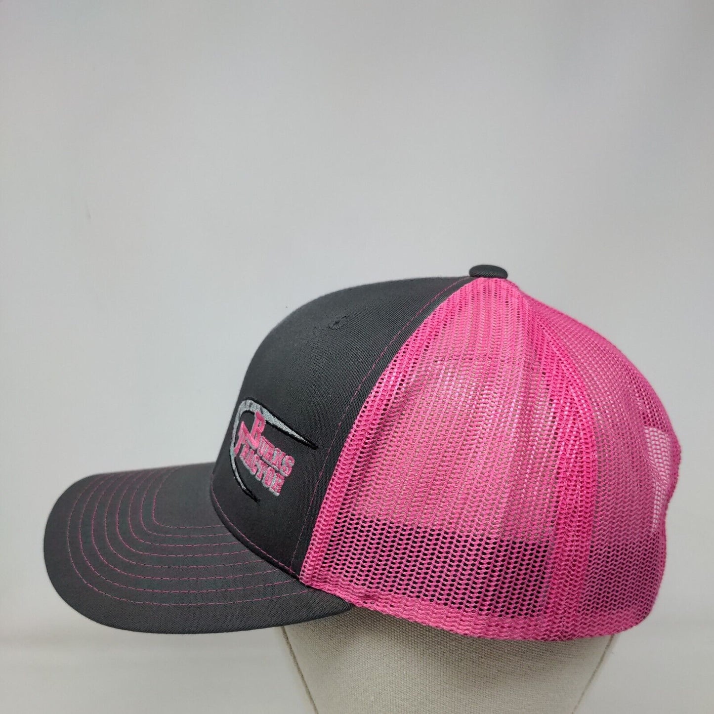 Burks Tractor Snapback Trucker Hat Multi One Size Mesh Back Richardson