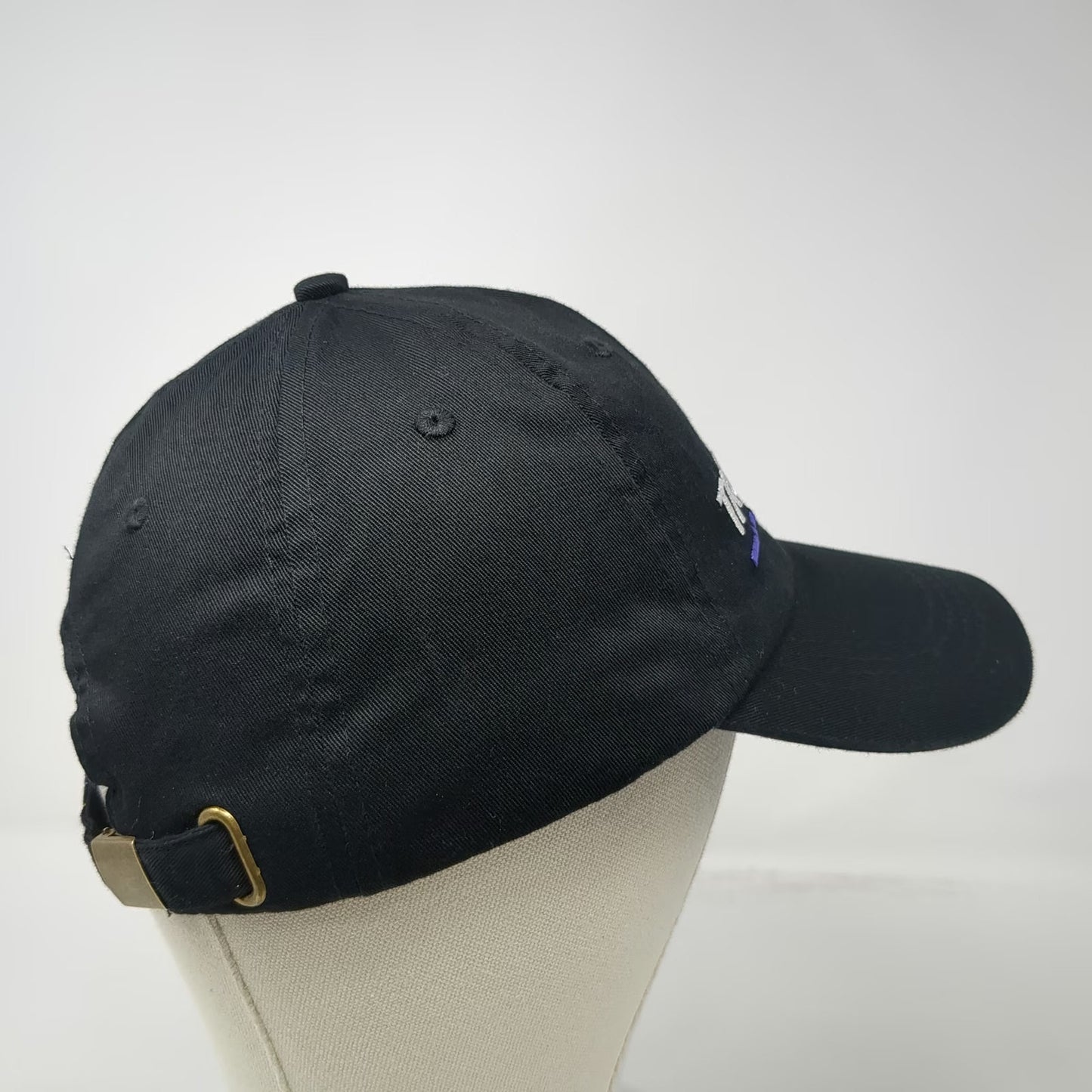 Taco Bell Baseball Cap Black One Size Embroidered Side Icons Slideback Hat