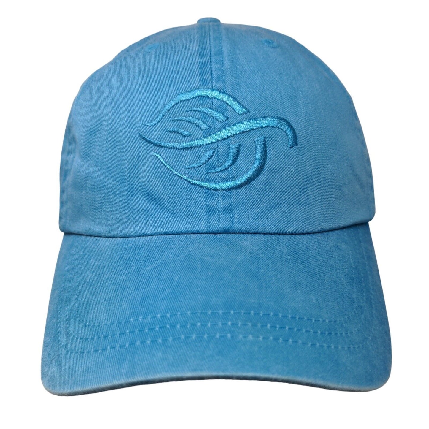 Unbranded Slideback Hat Blue One Size Embroidered Logo Adjustable