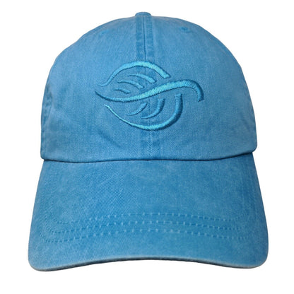 Unbranded Slideback Hat Blue One Size Embroidered Logo Adjustable