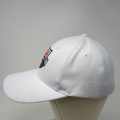 Sporti Baseball Cap White One Size USA Swimming Logo Adjustable Strapback Hat