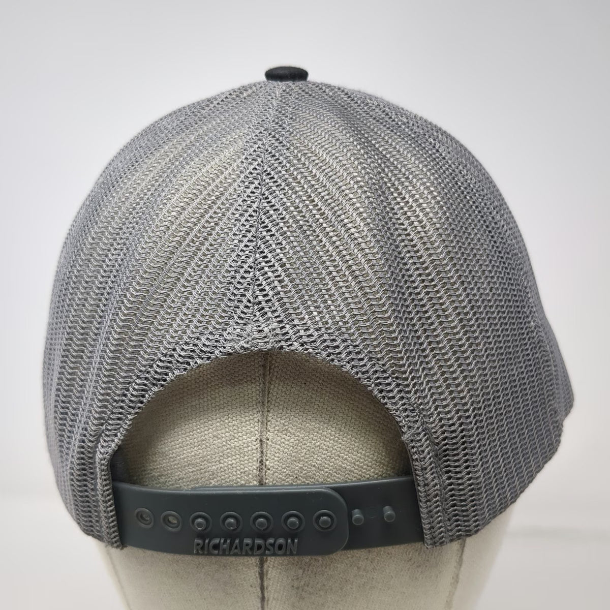 Richardson Gray Trucker Hat One Size Snapback Valley Wide Cooperative Logo Mesh