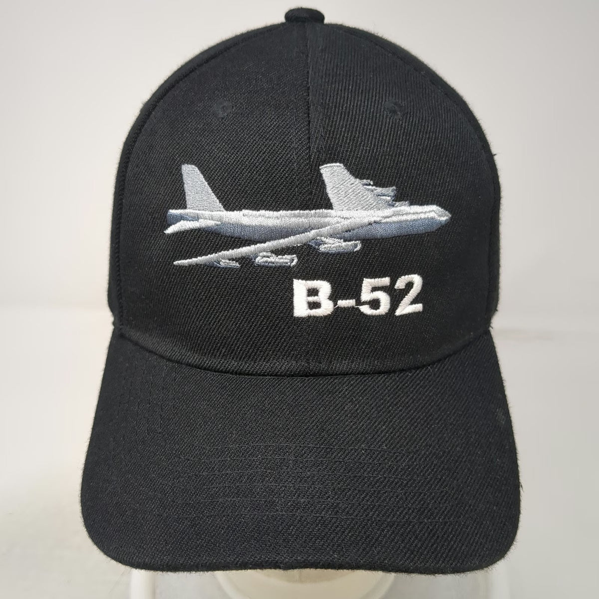 Baseball Cap Black One Size B-52 Bomber Plane Strapback Military Aviation Hat