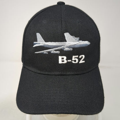 Baseball Cap Black One Size B-52 Bomber Plane Strapback Military Aviation Hat