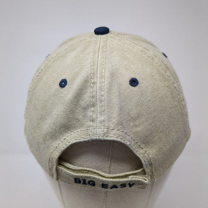 Bourbon St French Quarter Strapback Hat Tan One Size Adjustable Big Easy