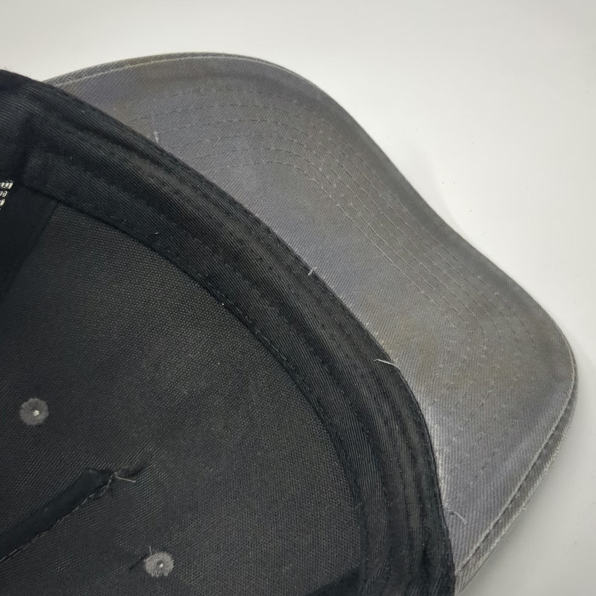 Outdoor Cap RAM Logo Gray Trucker Hat One Size Snapback Mesh Back Curved Brim