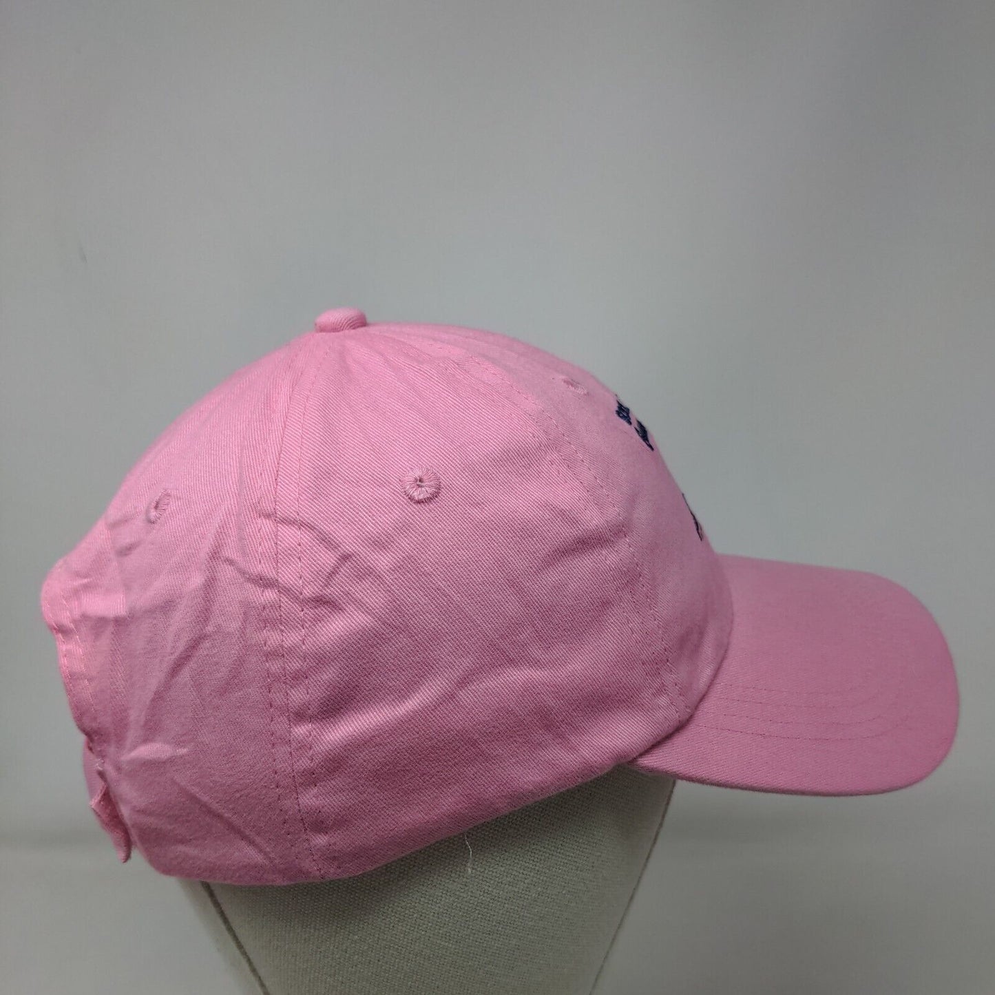Soil And Water Conservation District Strapback Hat Pink One Size Embroidered