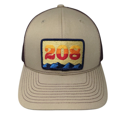 208 Snapback Trucker Hat Multicolor One Size Adjustable Mesh Back Richardson