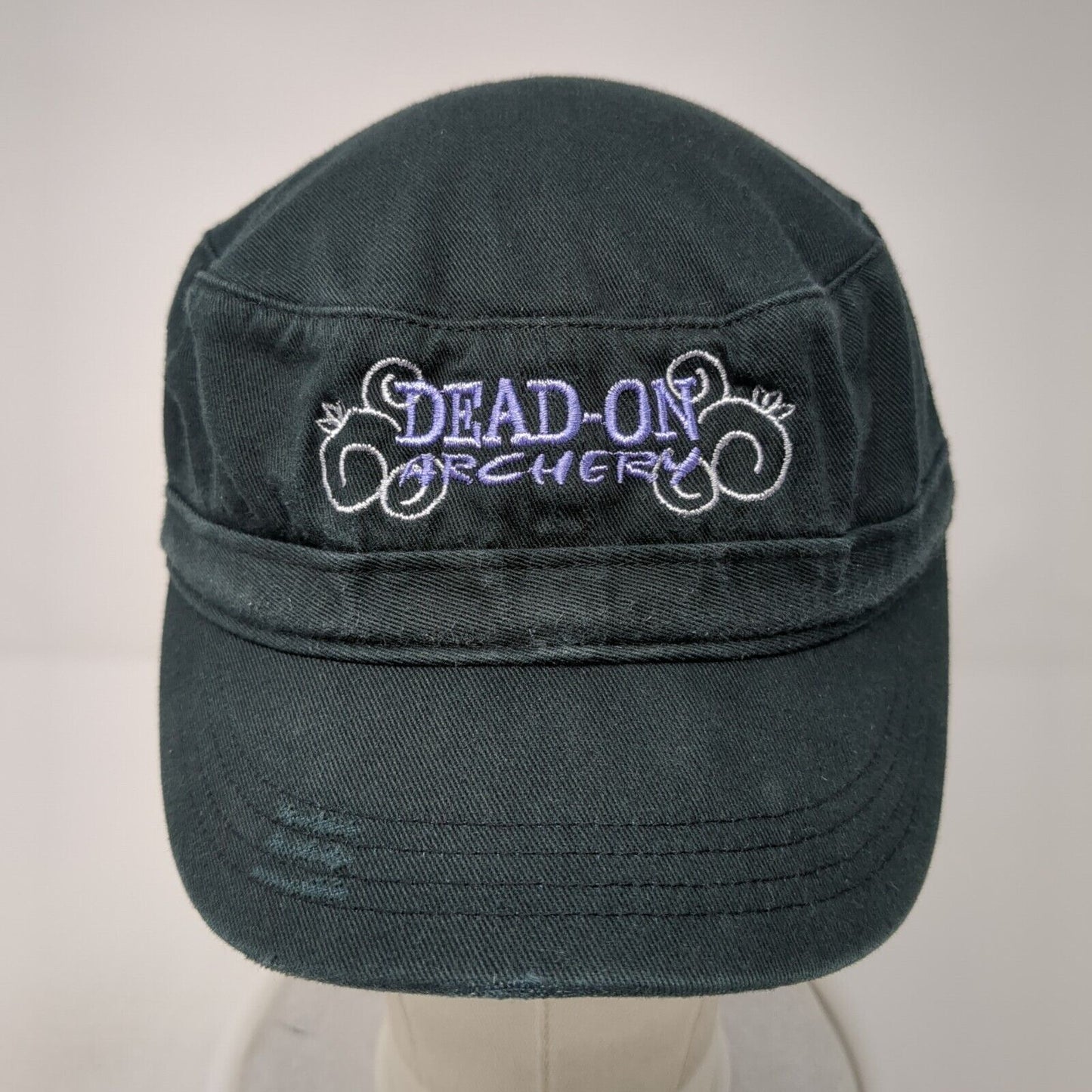 Dead-On Archery Strapback Cadet Army Cap Hat Black One Size Adjustable