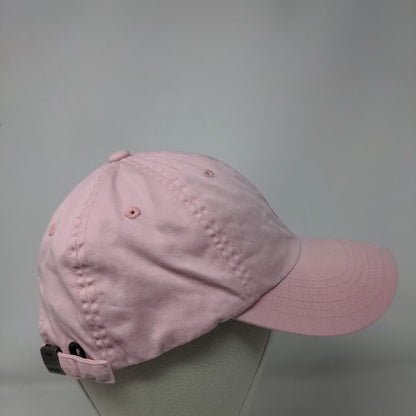 Pink Ribbon Curves Slideback Hat Pink One Size Embroidered Port Authority