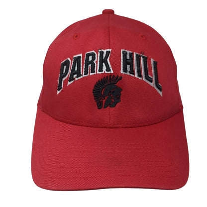 Park Hill Fitted Hat Red Small-Medium Embroidered Flexfit Yupoong