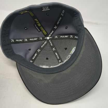 Richardson Baseball Cap Gray XL Black Flexfit Cascade Drilling Technical Hat