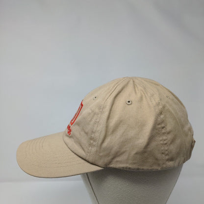 Hornady Strapback Hat Tan One Size Adjustable Embroidered 6 Panel