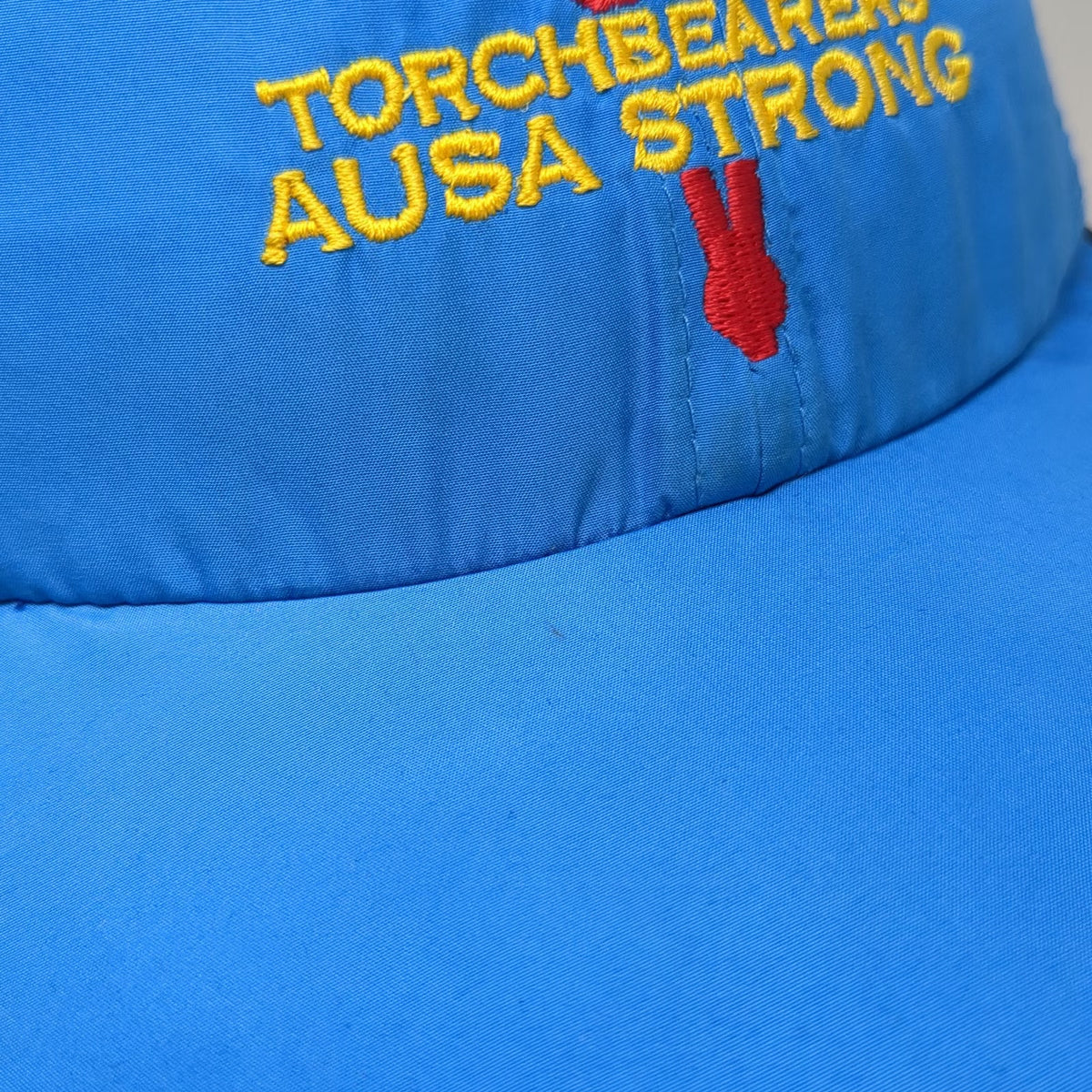 HIT WEAR Baseball Cap Blue OSFM Army Strong Torchbearers Performance Vent Hat