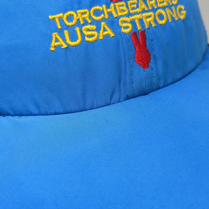 HIT WEAR Baseball Cap Blue OSFM Army Strong Torchbearers Performance Vent Hat