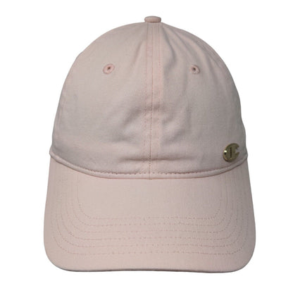Champion C Logo Slideback Hat Pink One Size Embroidered Adjustable