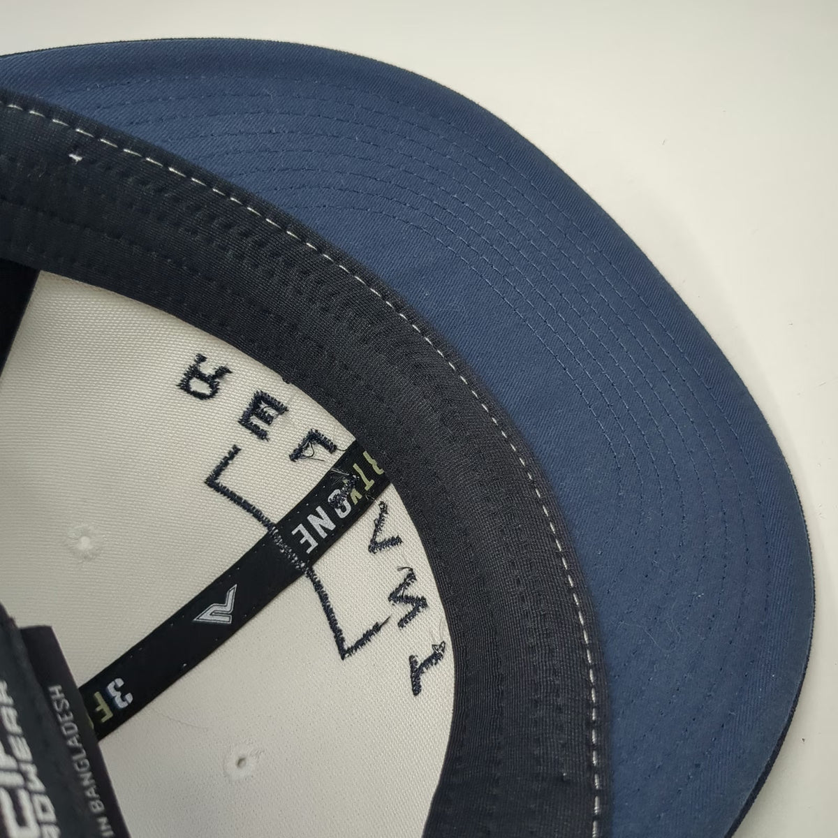 Pacific Headwear Baseball Cap Blue M Mesh Back Flexfit Reliant Structured Hat