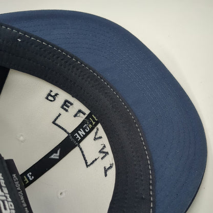 Pacific Headwear Baseball Cap Blue M Mesh Back Flexfit Reliant Structured Hat