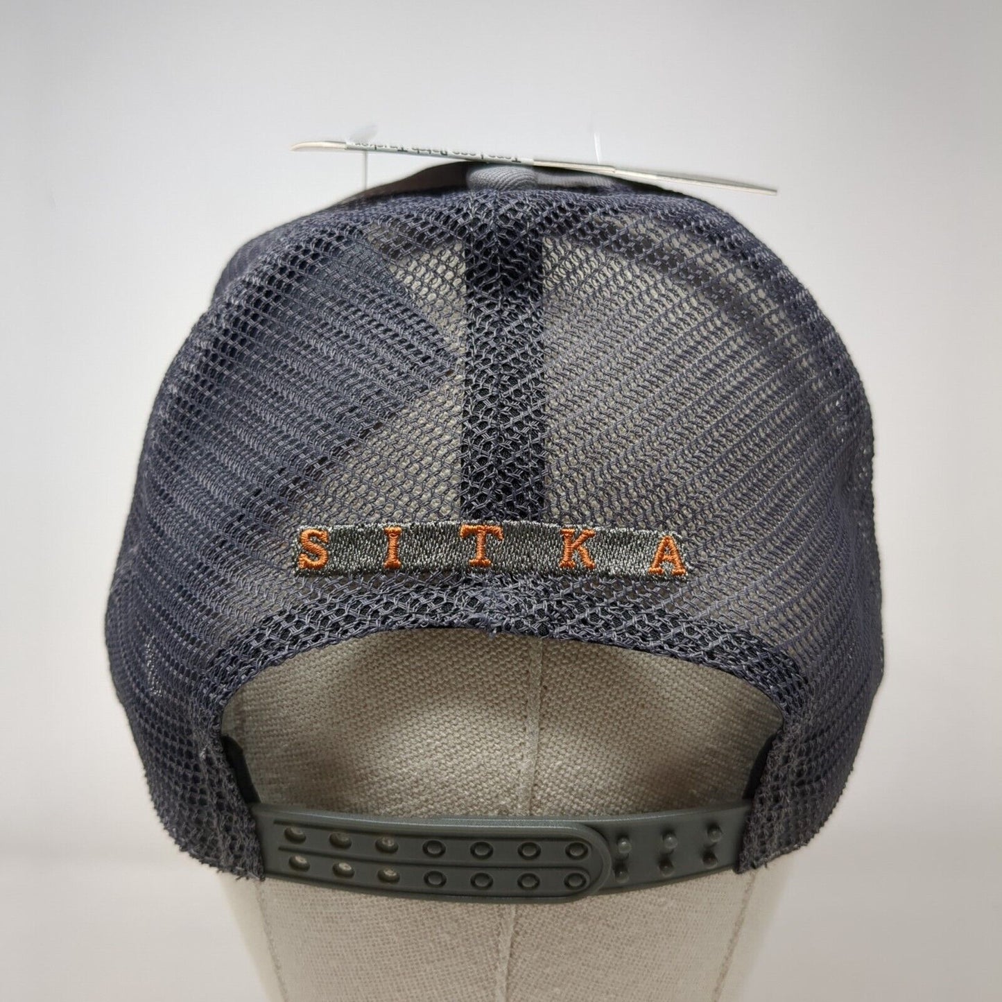 Sitka Gear Topo Logo Patch Trucker Hat Gray OSFA Mesh Back W/Tags