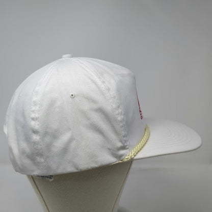 KC 5 Panel White One Size Stevedoring Systems Inc Embroidered Rope Snapback Hat