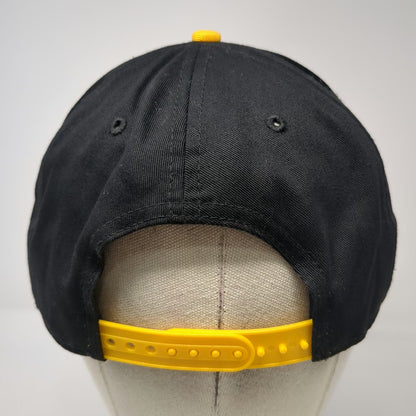 New Era Pittsburgh Pirates MLB Snapback Hat Black Yellow OSFM 9FIFTY Green Brim