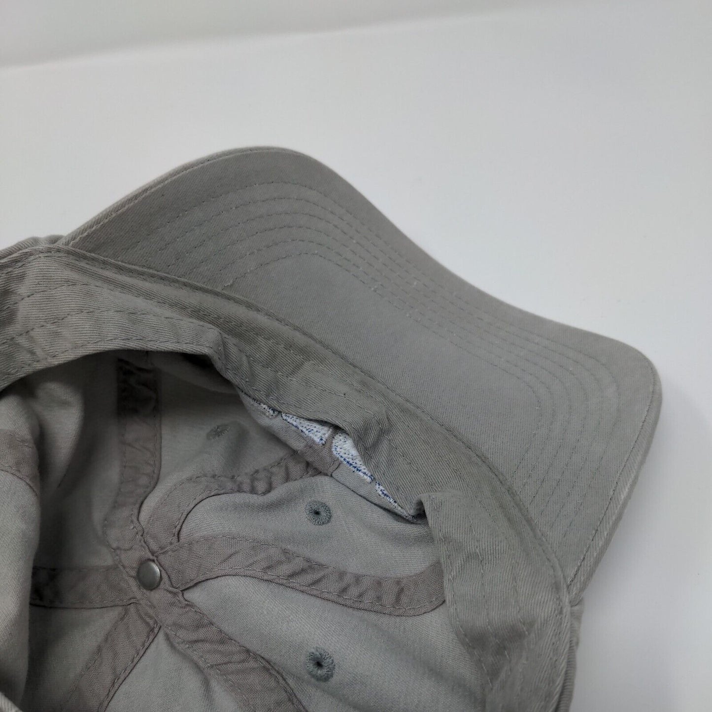 AHBL Slideback Hat Gray One Size Adjustable Embroidered Port Authority Cotton