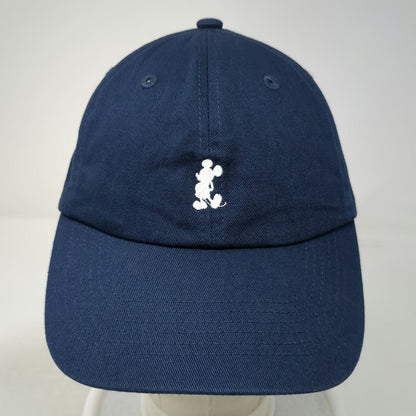 Mickey Mouse Silhouette Blue Baseball Cap One Size Slideback Adjustable Hat