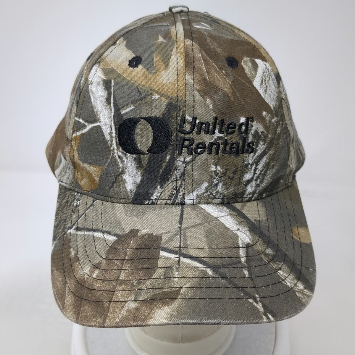 K-Products United Rentals Baseball Cap Brown One Size Camo Hat Strapback Logo