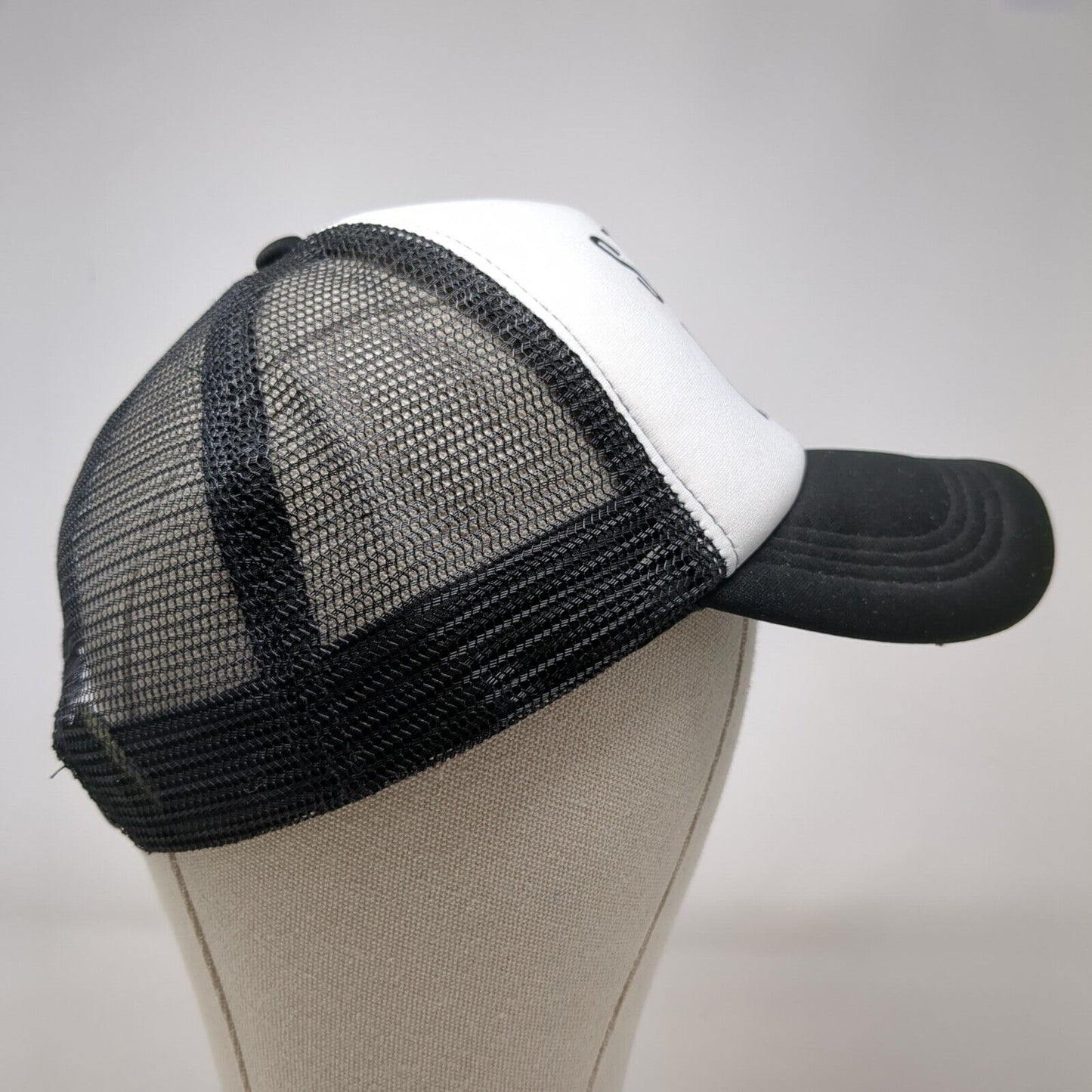 Stay Lit 2Cor 4V6 Snapback Trucker Hat Black OSFA Adjustable Mesh Back 6 Panel