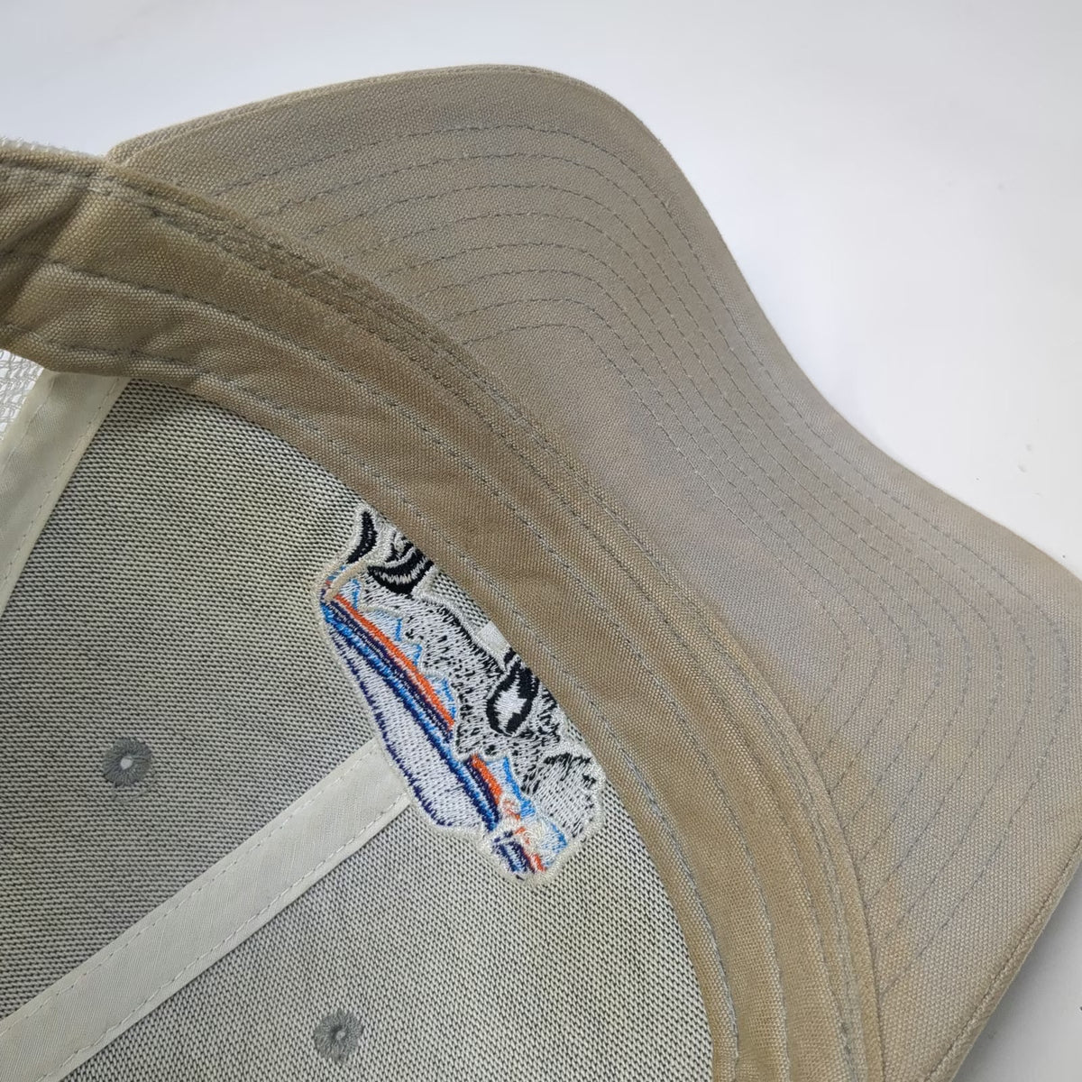 Patagonia Trucker Hat Gray One Size Mesh Back Buffalo Mountain Logo Snapback