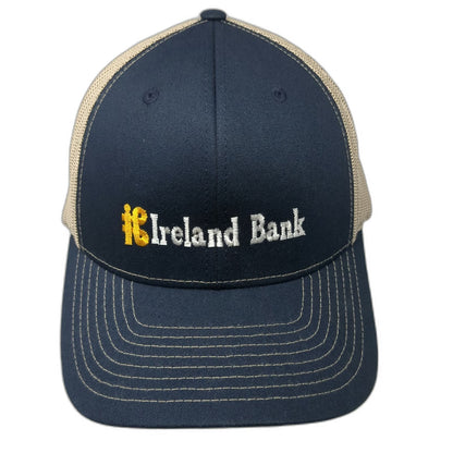 Richardson Trucker Hat Blue One Size Ireland Bank Mesh Snapback 112 Embroidered