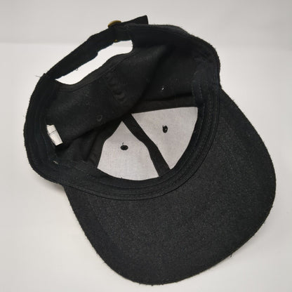 Unbranded Slideback Hat Black One Size Solid Blank 6 Panel Adjustable