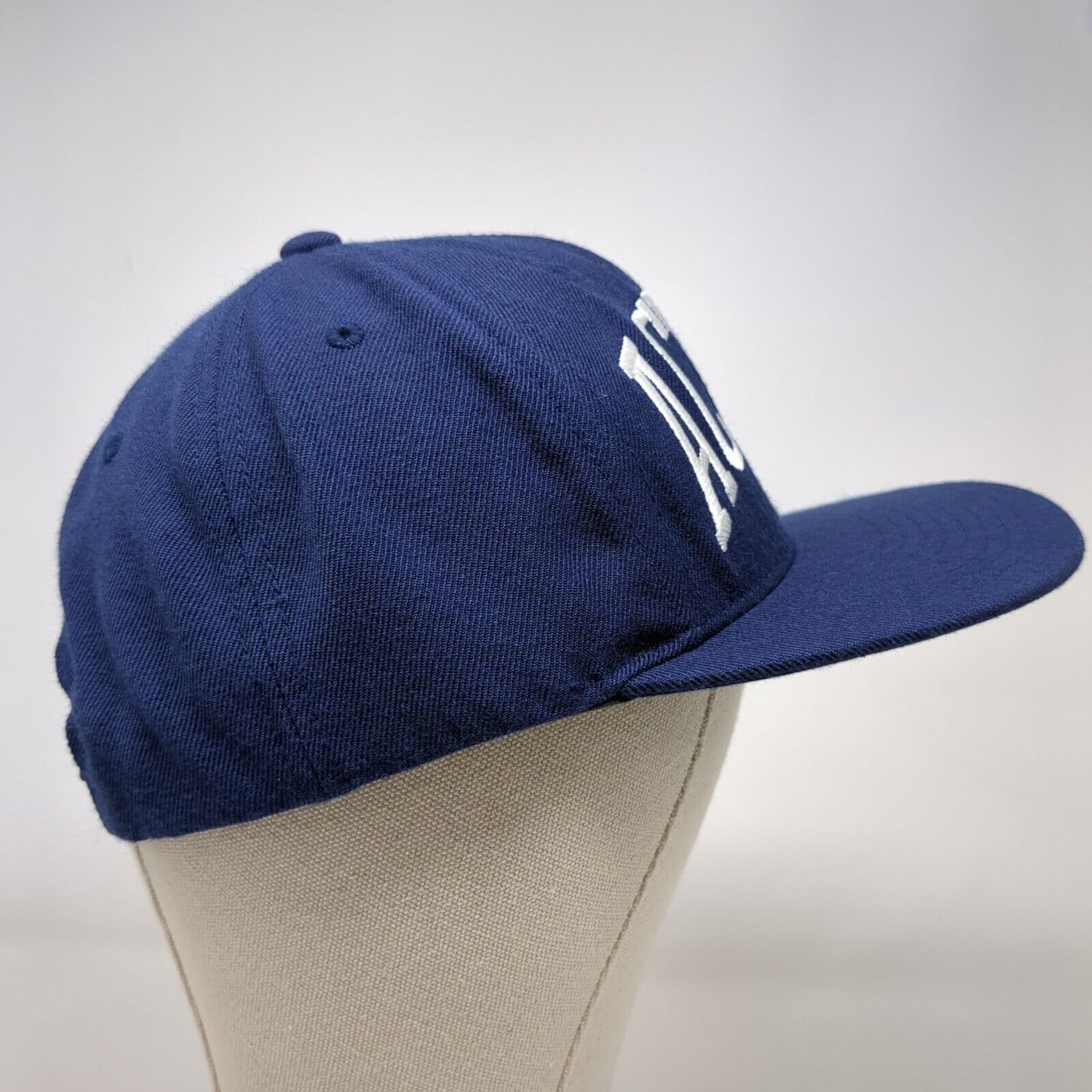 Active Snapback Hat Blue One Size Adjustable Embroidered 6 Panel