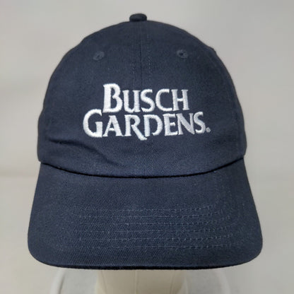 Busch Gardens Slideback Hat Blue One Size Embroidered Adjustable 6 Panel