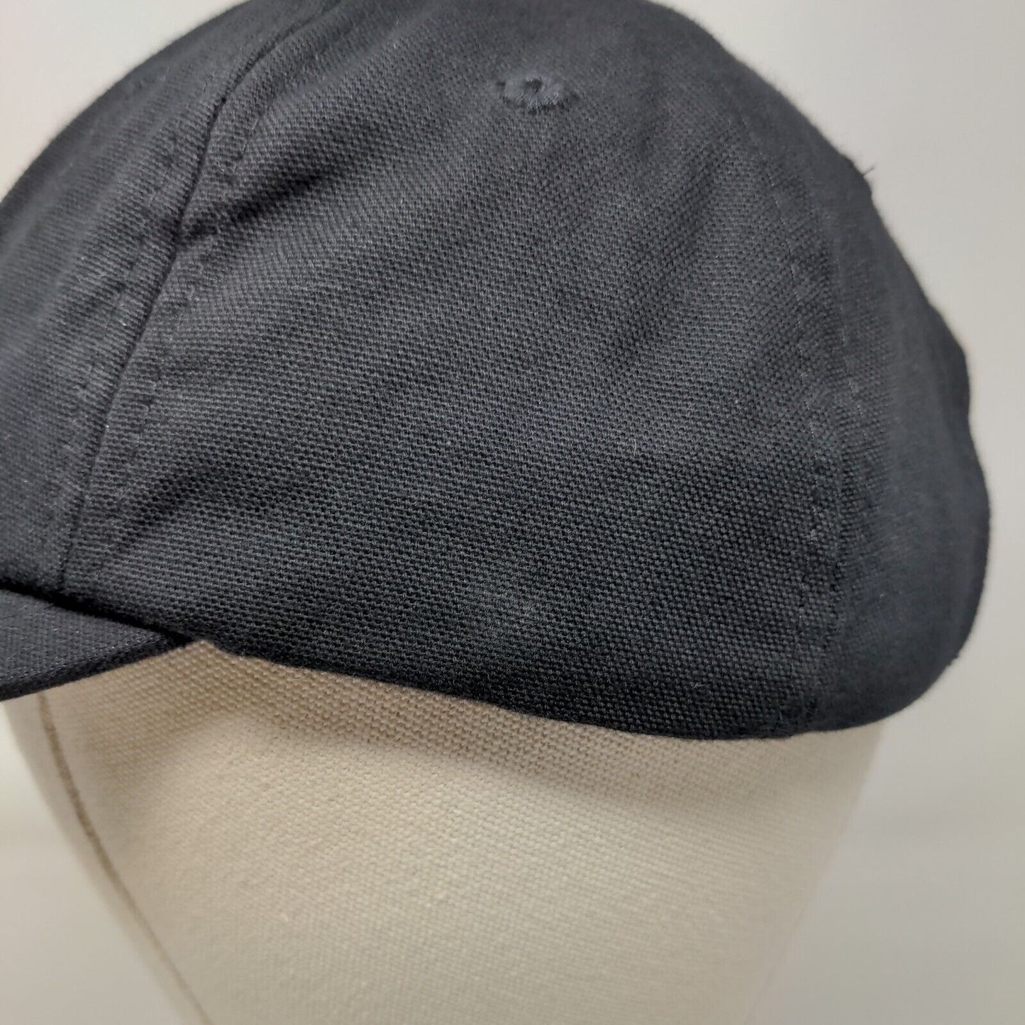 H2K Slideback Hat Black One Size Embroidered Vent Holes Sportcap