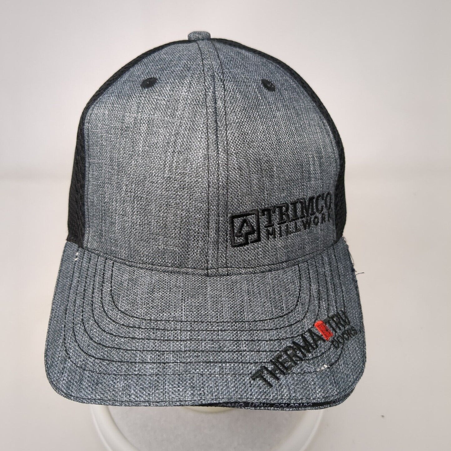 Trimco Millwork Strapback Mesh Back Hat Gray OSFA Therma-Tru Doors