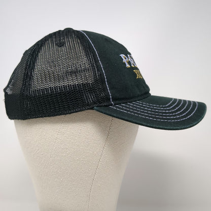 Ahead Trucker Hat Green One Size Patron XO Cafe Bee Logo Mesh Contrast Stitch