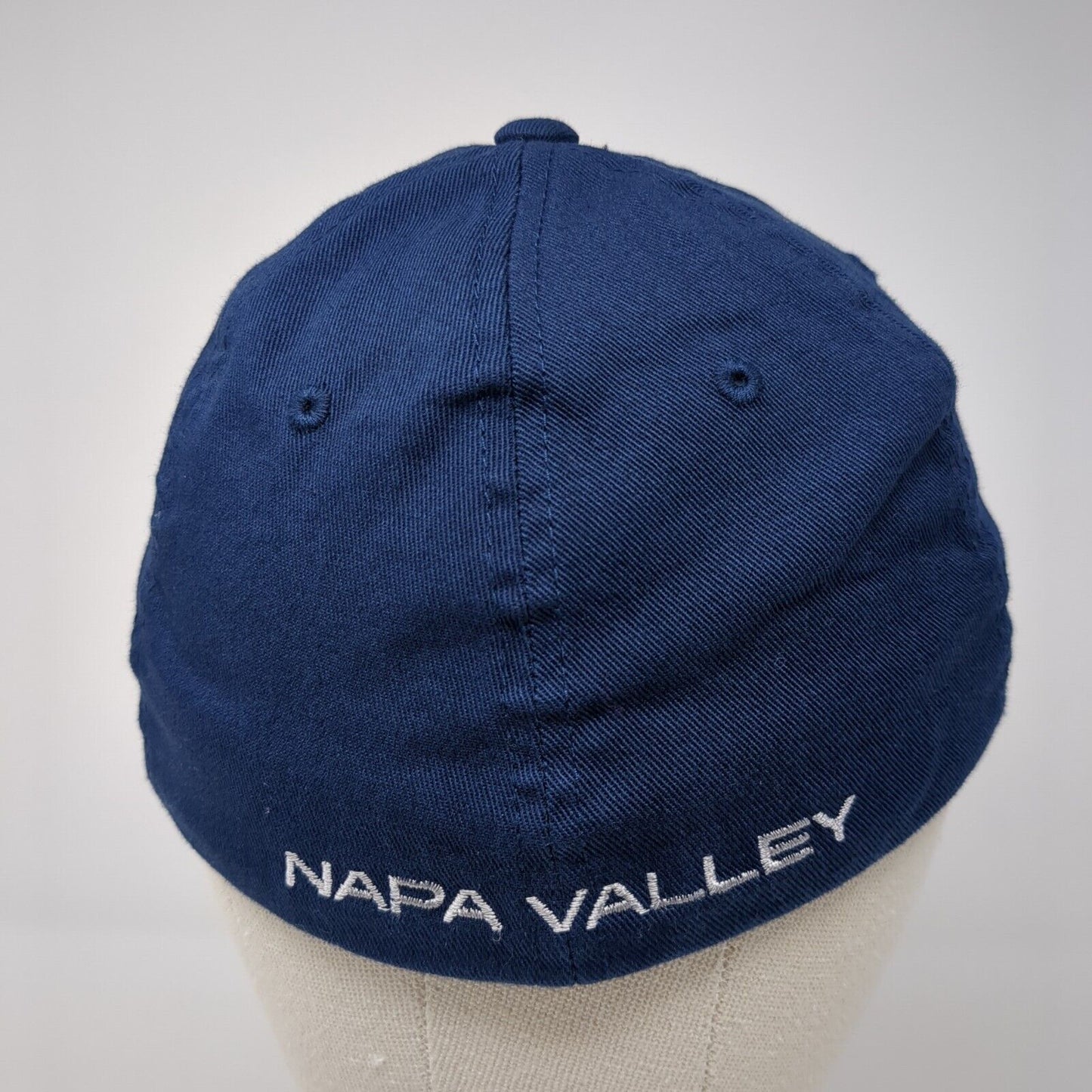 Silverado Vineyards Napa Valley Fitted Hat Blue S-M Flexfit Yupoong
