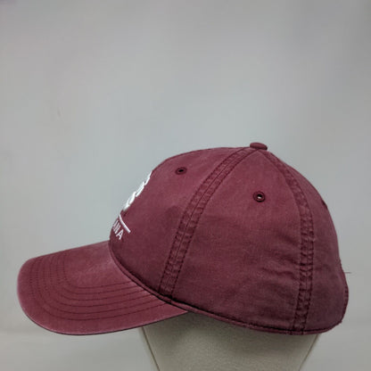 Montana Slideback Hat Red One Size Adjustable Embroidered Legacy