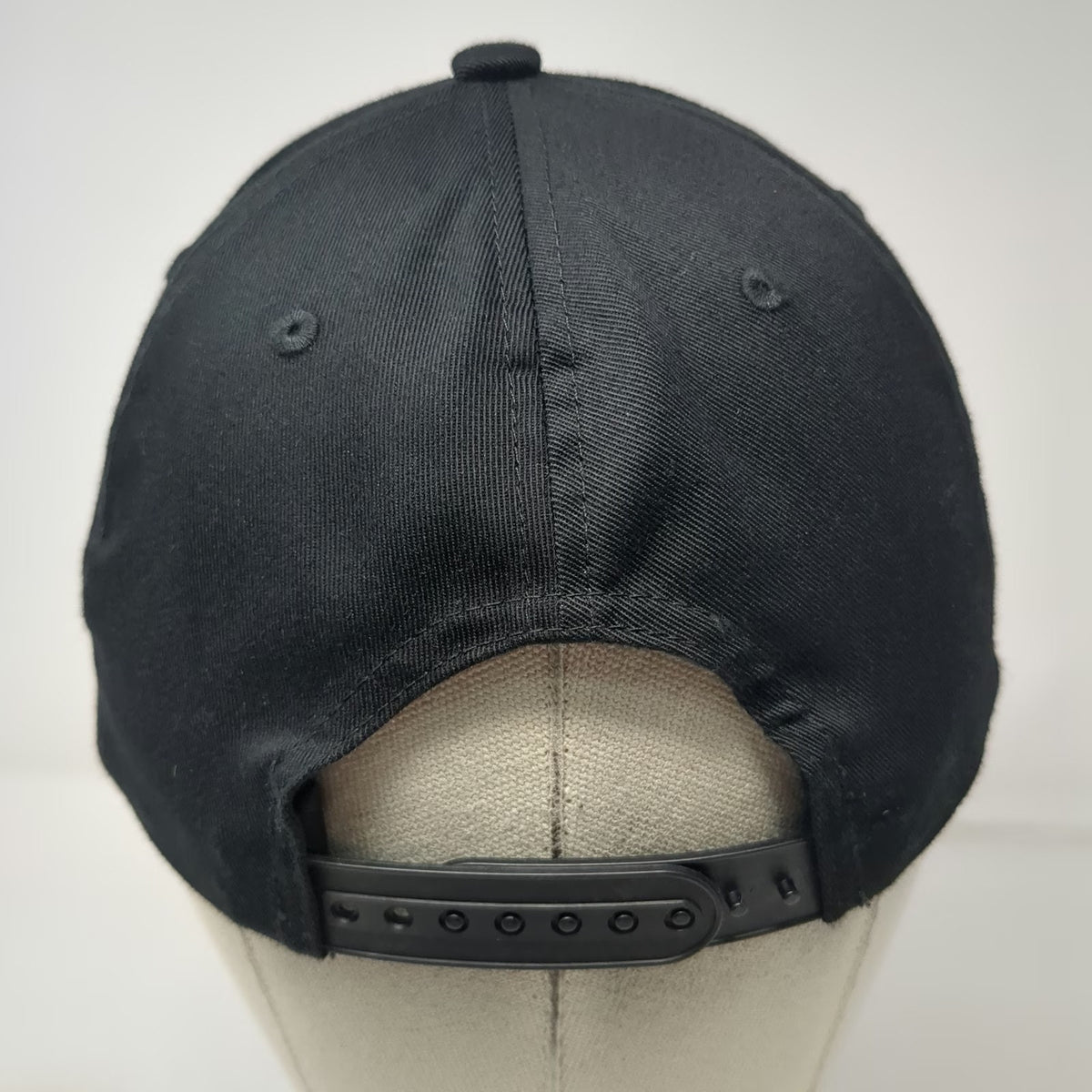 Port Authority Snapback Black Hat One Size Penn Heroes Play Embroidered Shield