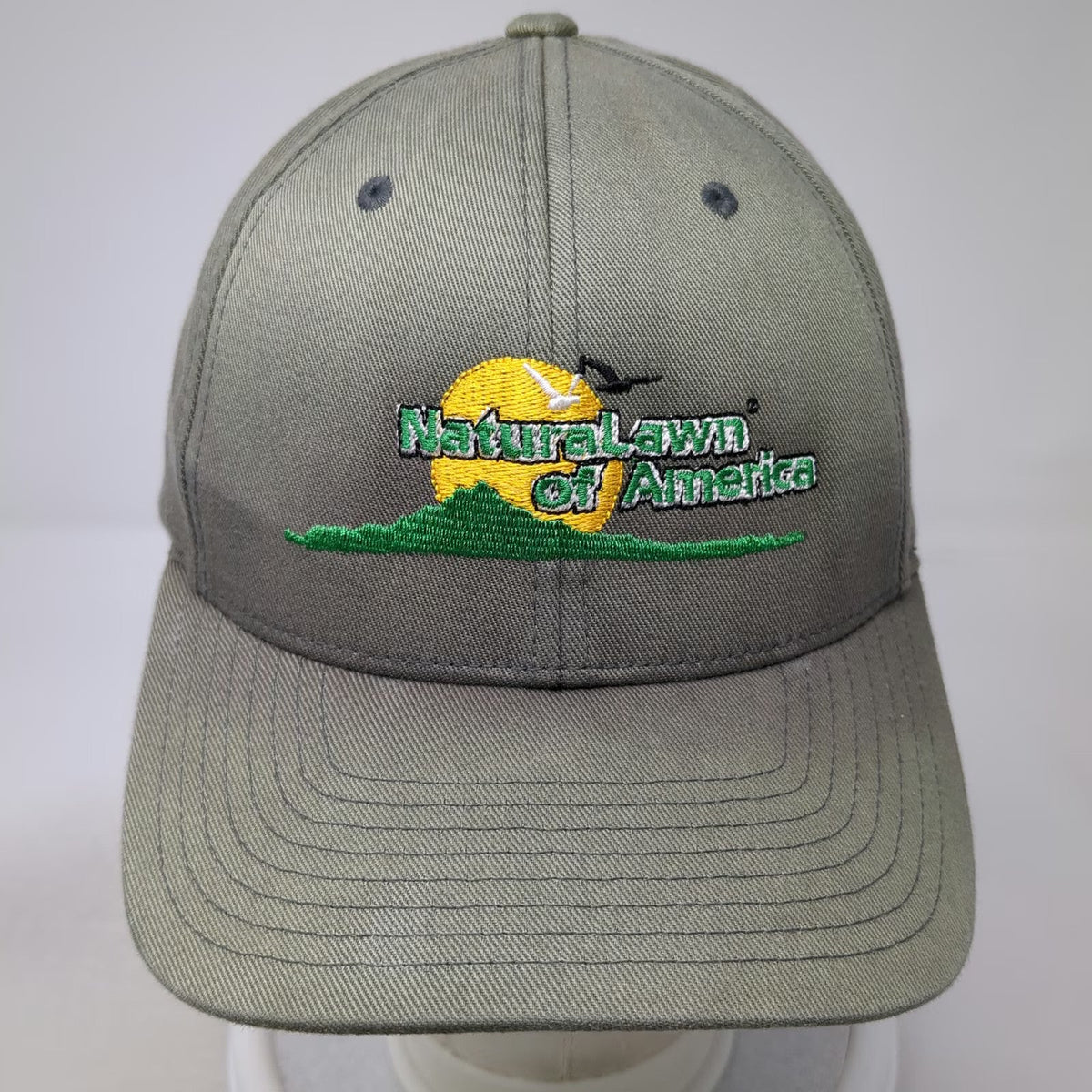Port Authority Baseball Cap Green XL NaturaLawn of America Logo Flexfit Hat