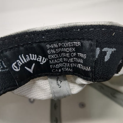 Callaway Snapback Gray Hat One Size Structured Golf Cap Breathable Script Logo