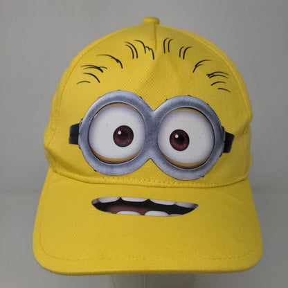 Despicable Me Minion Made Boys Stretchy Hat Yellow Graphic Face Logo